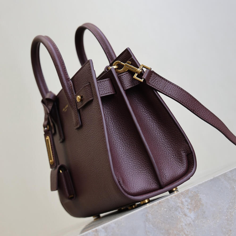 YSL SAC DE JOUR IN SMOOTH LEATHER   NANO(HIGH-END GRADE)