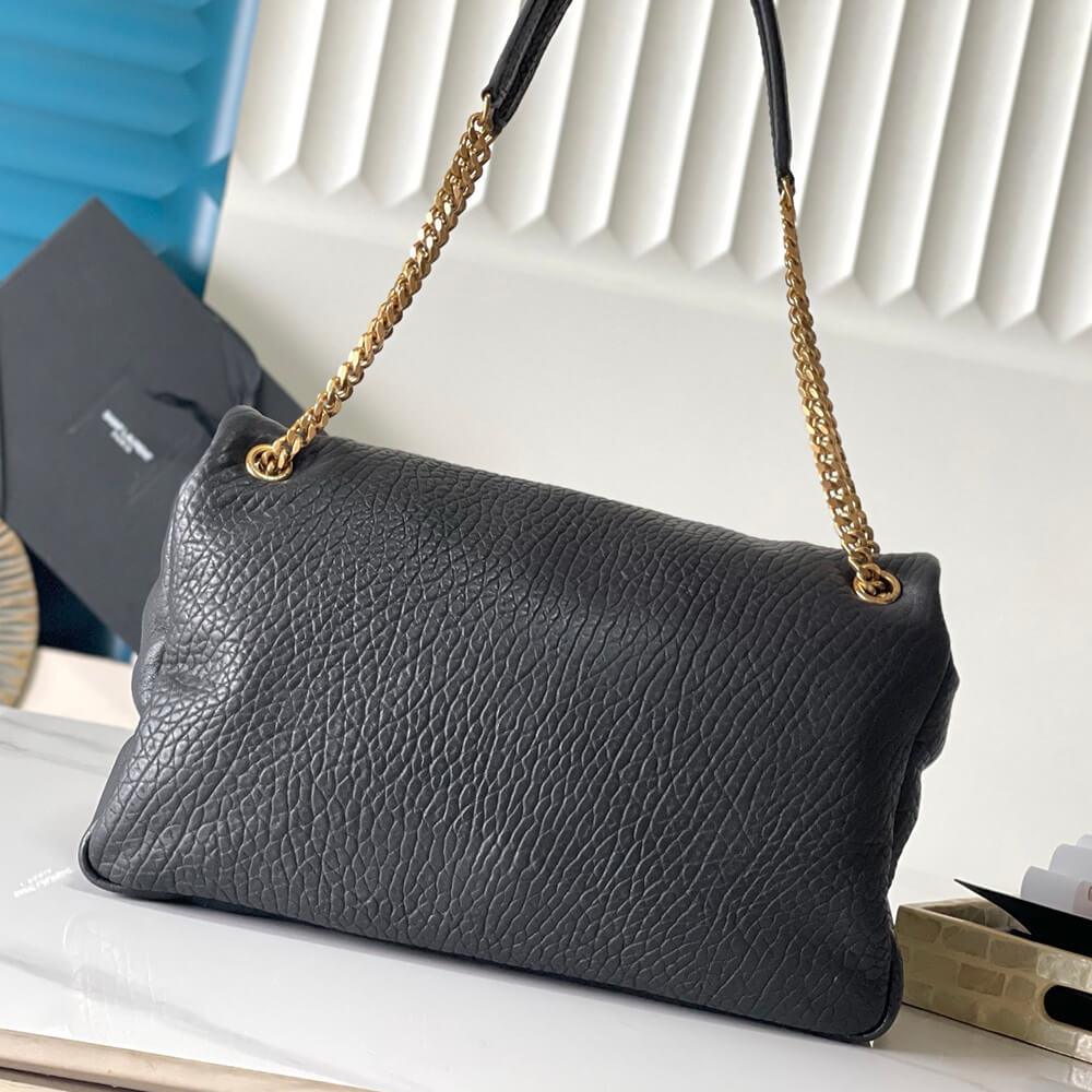 YSL Calypso large in grained lambskin