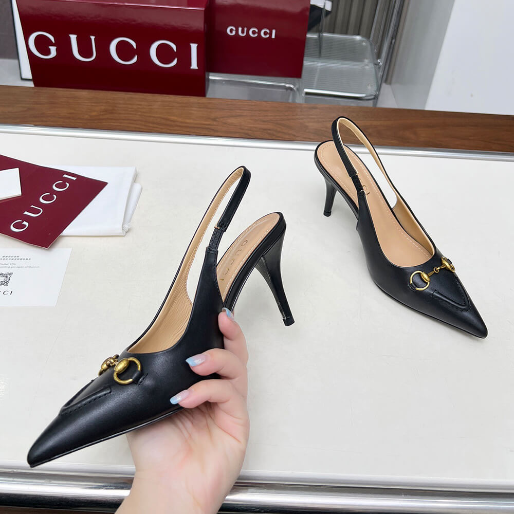 Gucci Women s slingback pump with Horsebit
