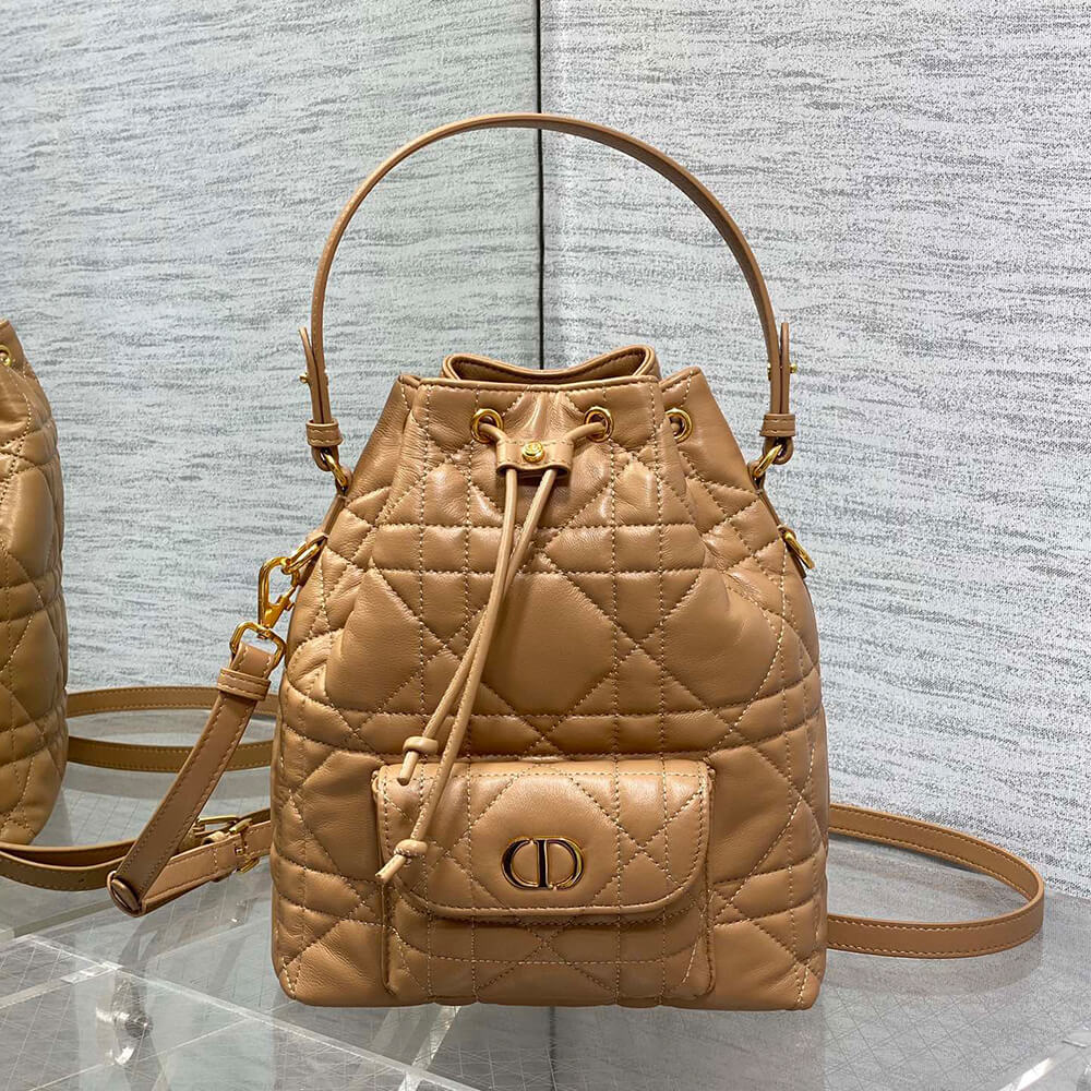 Small Dior Caro Bucket Bag(HIGH-END GRADE)