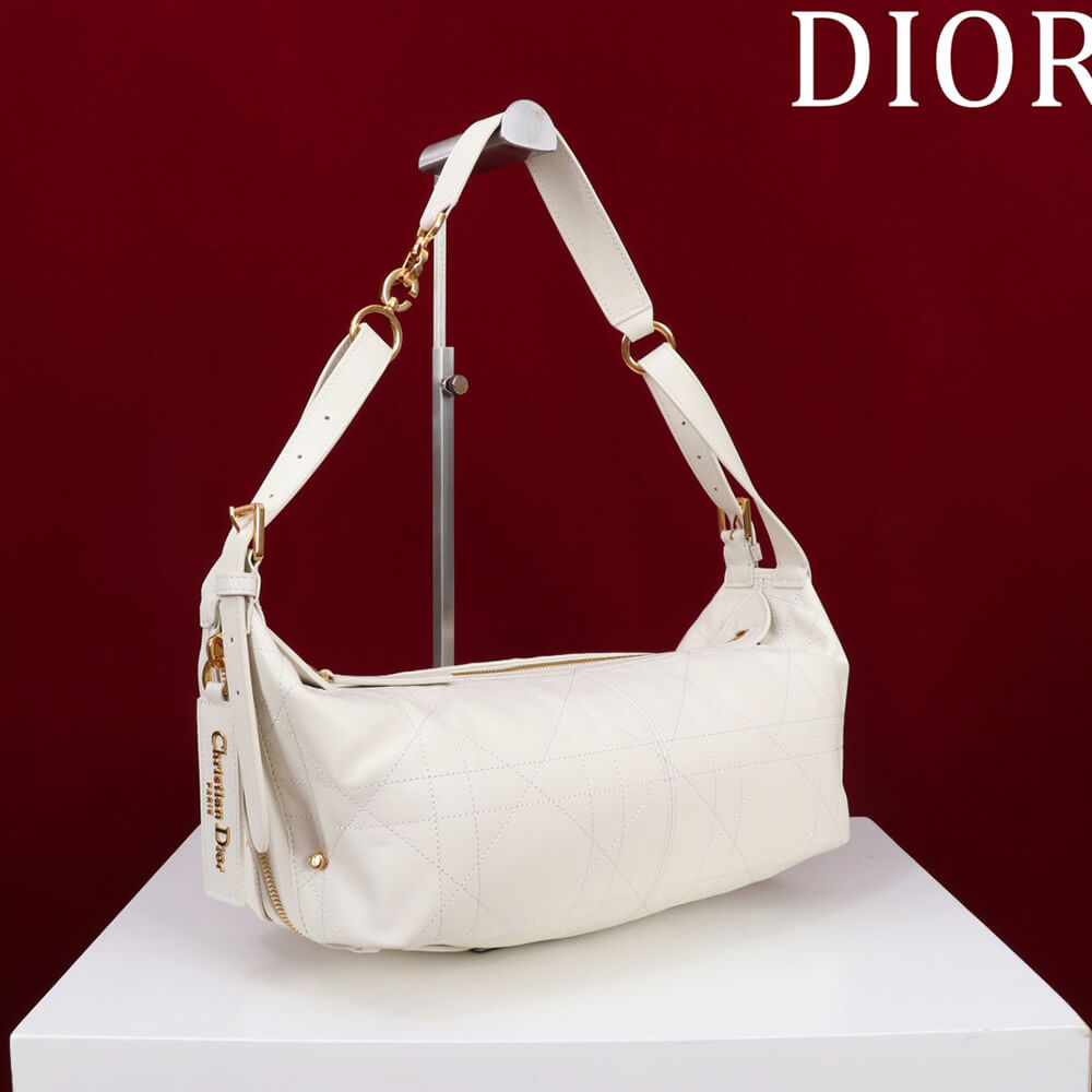 Dior Medium D-Journey Bag in Vintage Smooth Calfskin(HIGH-END GRADE)