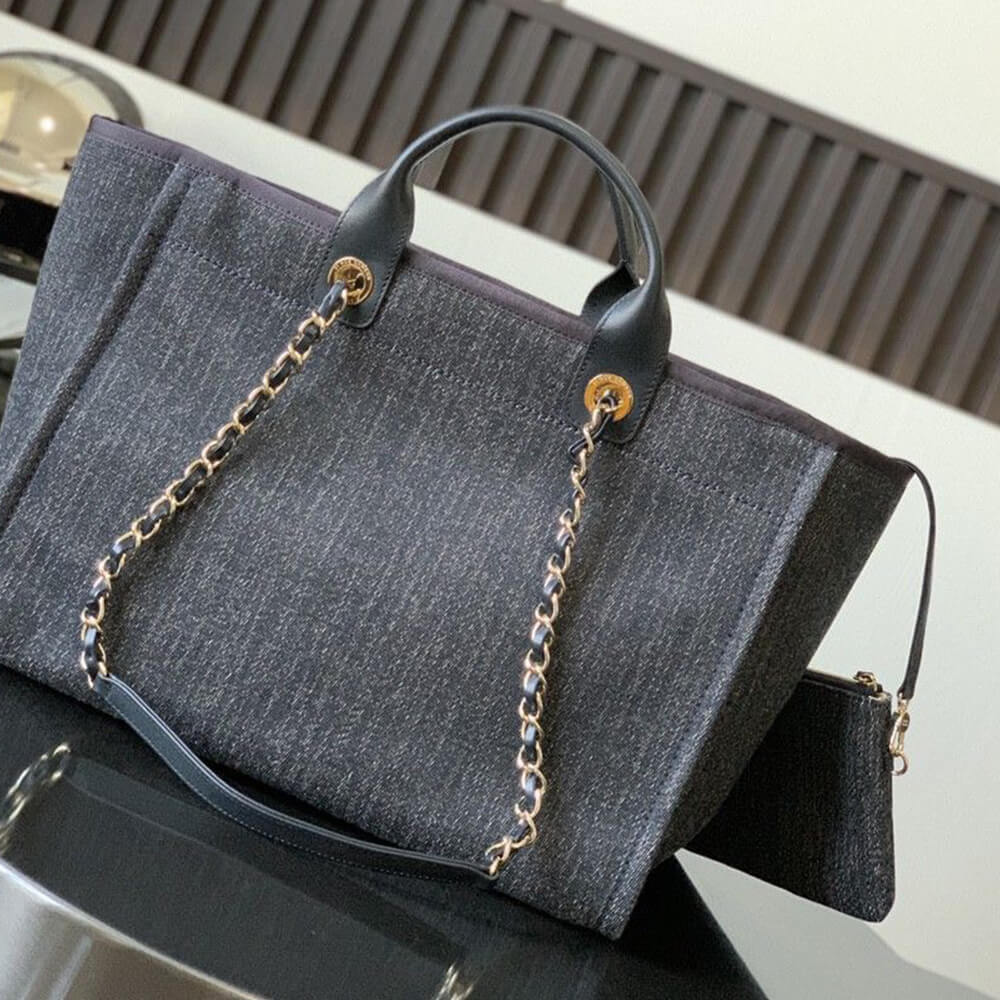CHANEL LARGE DEAUVILLE TOTE(HIGH-END GRADE)