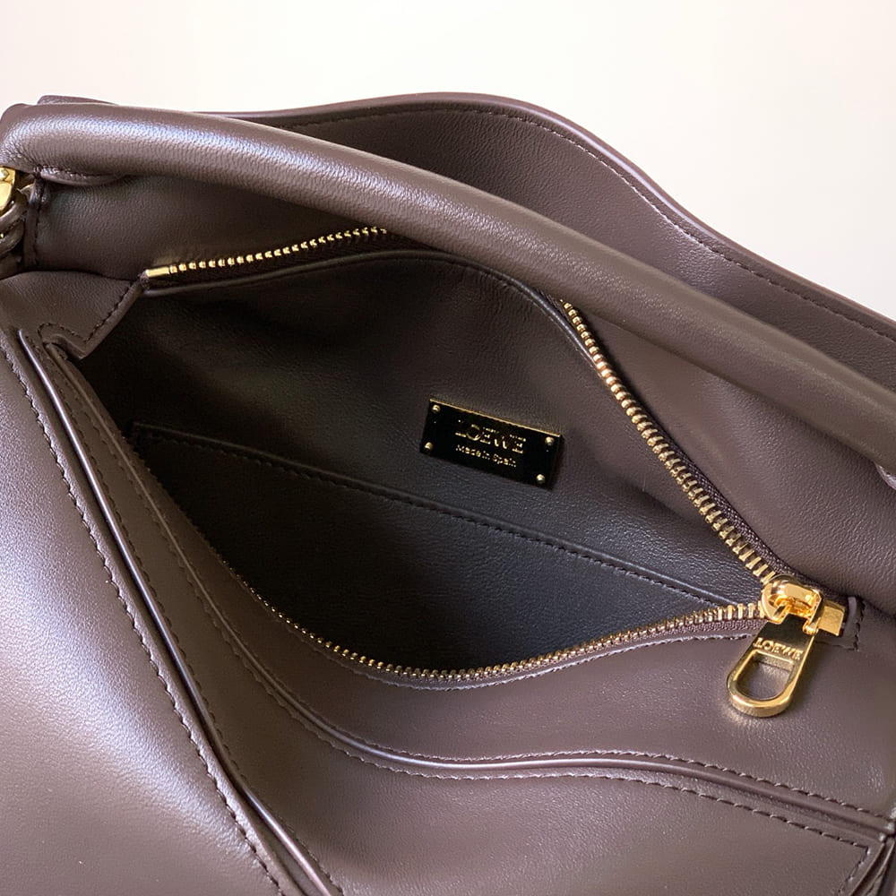 Loewe Small Featherlight Puzzle bag in nappa lambskin(HIGH-END GRADE)