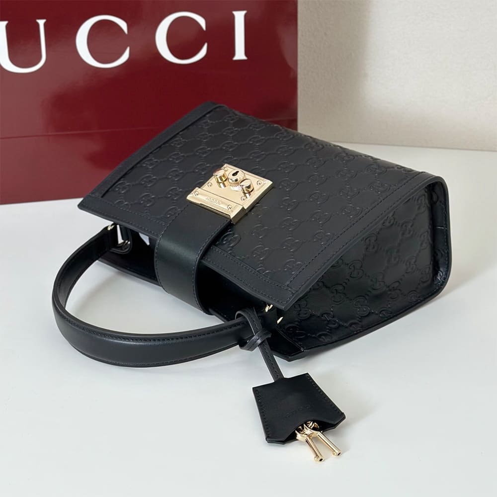 Gucci Padlock medium top handle bag