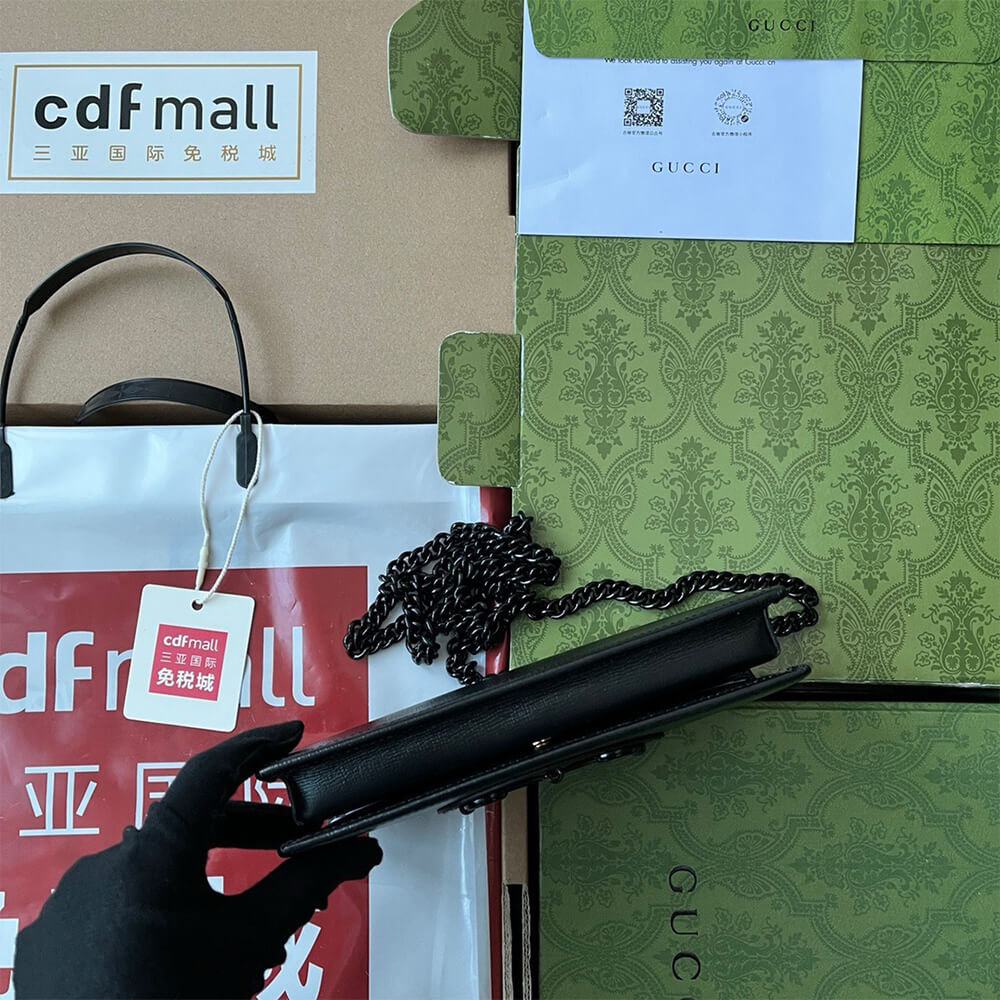 Gucci Horsebit 1955 Wallet With Chain Wallet(HIGH-END GRADE)