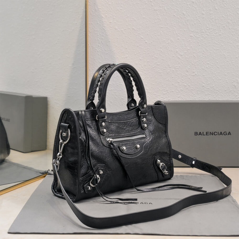 Balenciaga Women s Le City Bag Small(HIGH-END GRADE)
